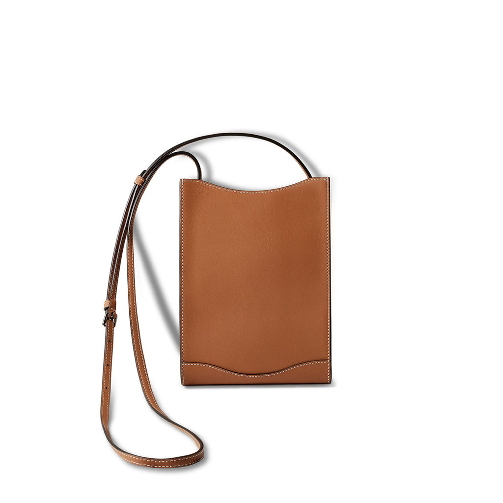 Lia Bag Smooth Leather (Camel - Mini)