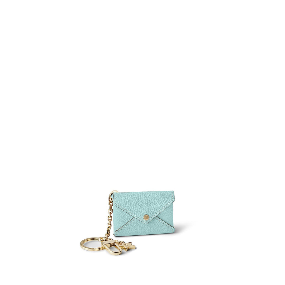Star Key Holder Shrink Leather (Mare Blue)
