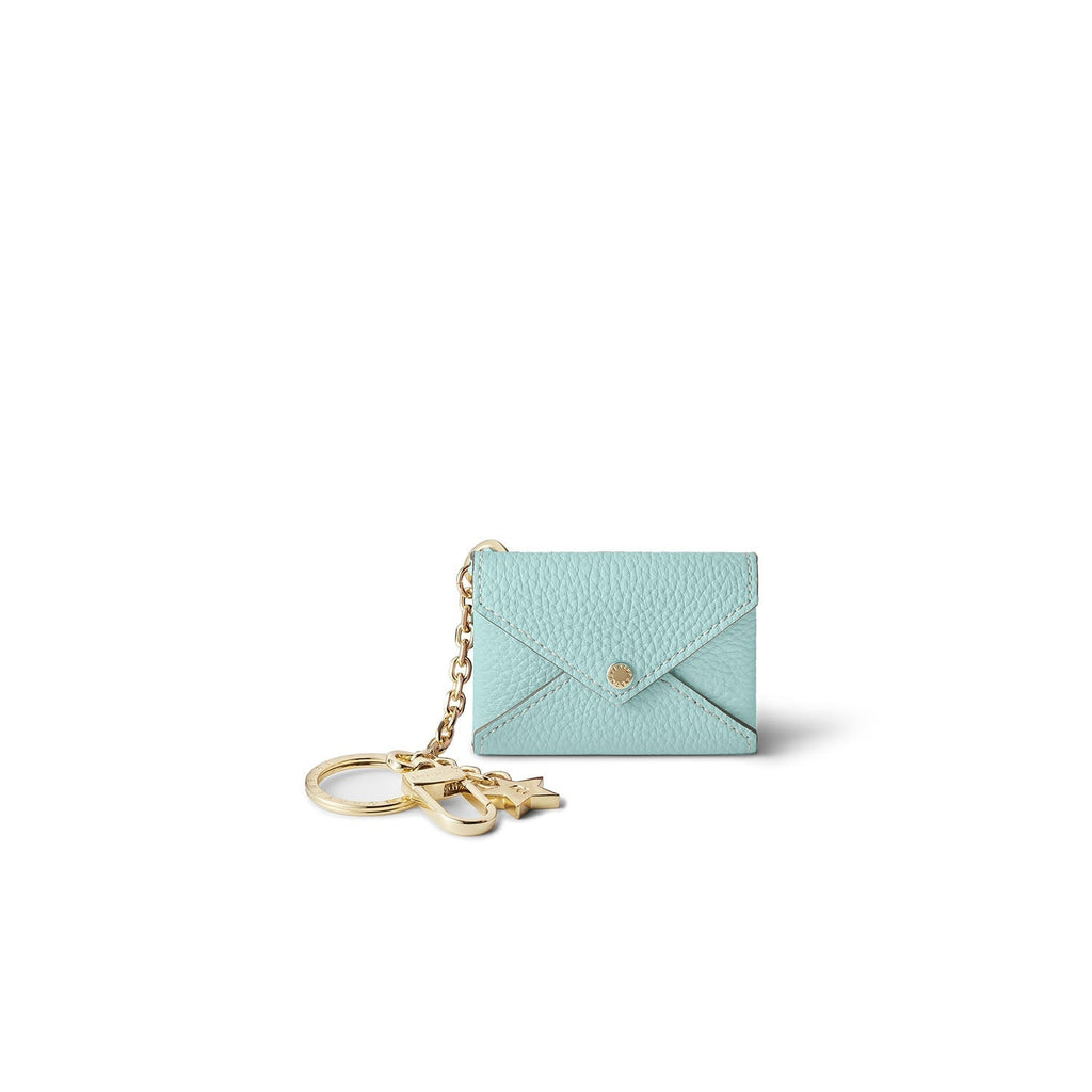 Star Key Holder Shrink Leather (Mare Blue)