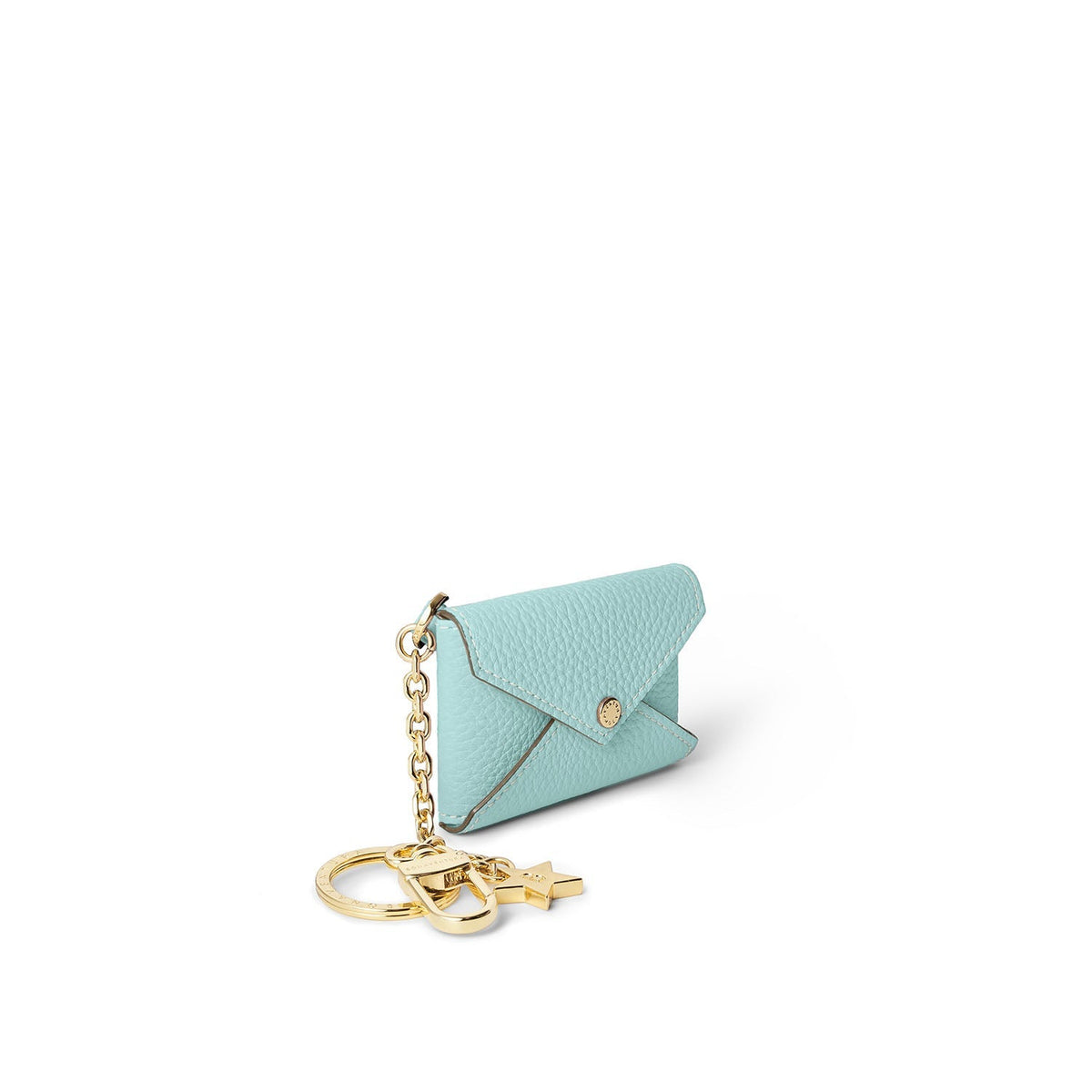 Star Key Holder Shrink Leather (Mare Blue)