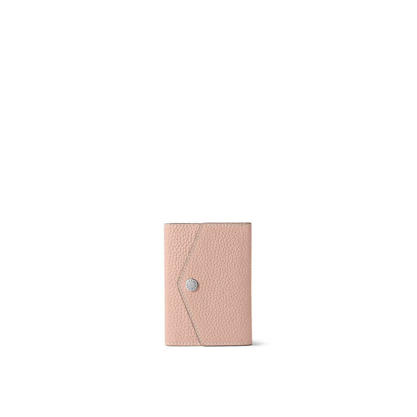 Mirror Pouch For Back Cover Case With Snap Button Shrink Leather