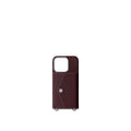 (iPhone 16 Pro) Back Cover with Snap Button Shrink Leather