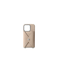Back Cover with Snap Button Shrink Leather (iPhone 16 Pro)