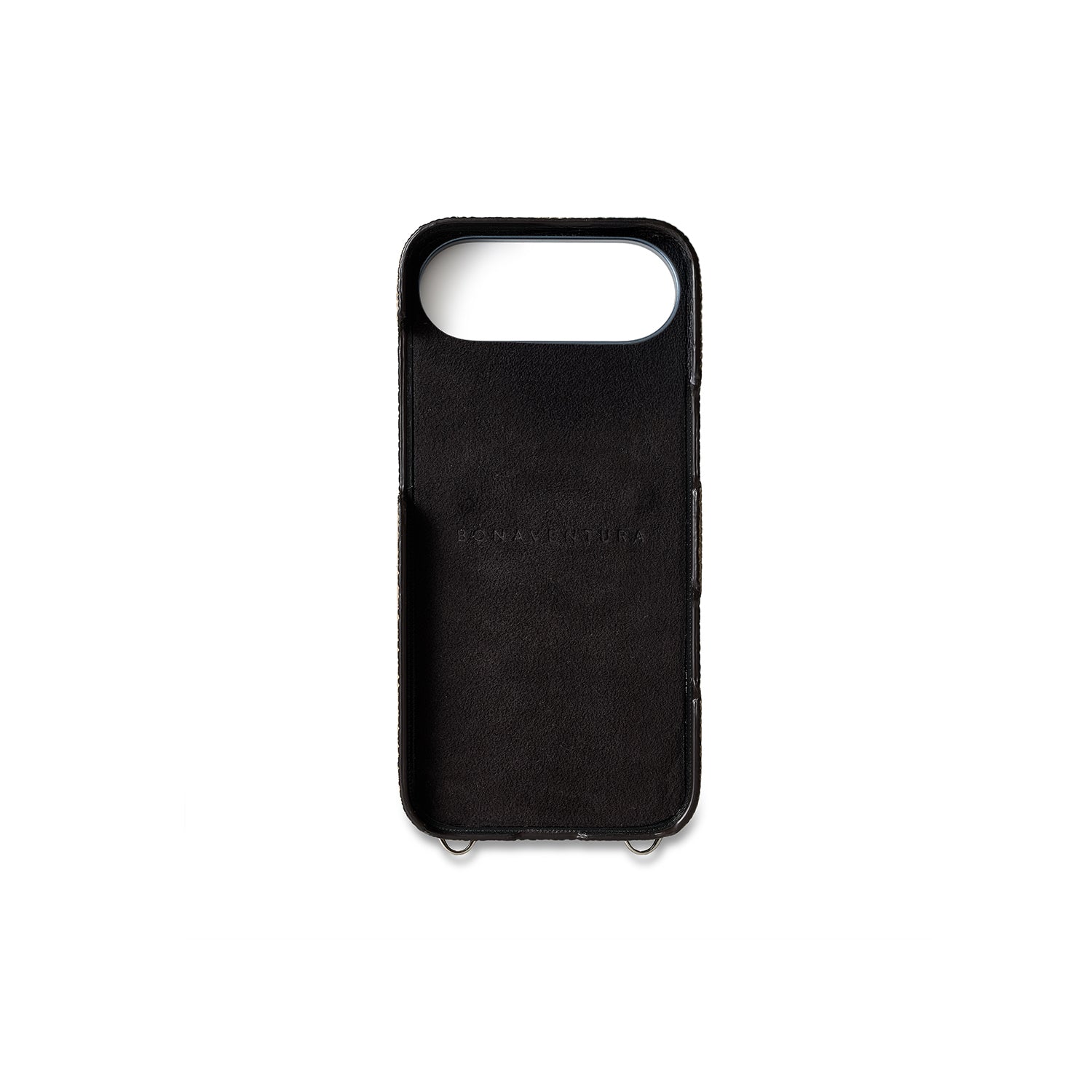 iPhone Air) Snap Button Back Cover Case Shrink Leather