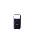 (iPhone 17 Pro Max) Snap Button Back Cover Case Shrink Leather