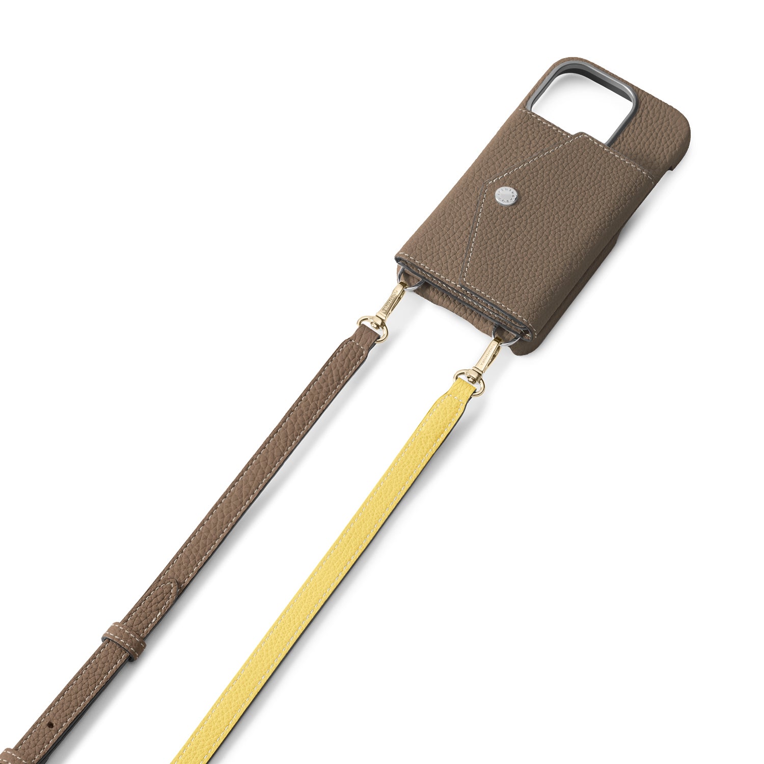 Adjustable Shoulder Strap Bottalato Leather (Gold)