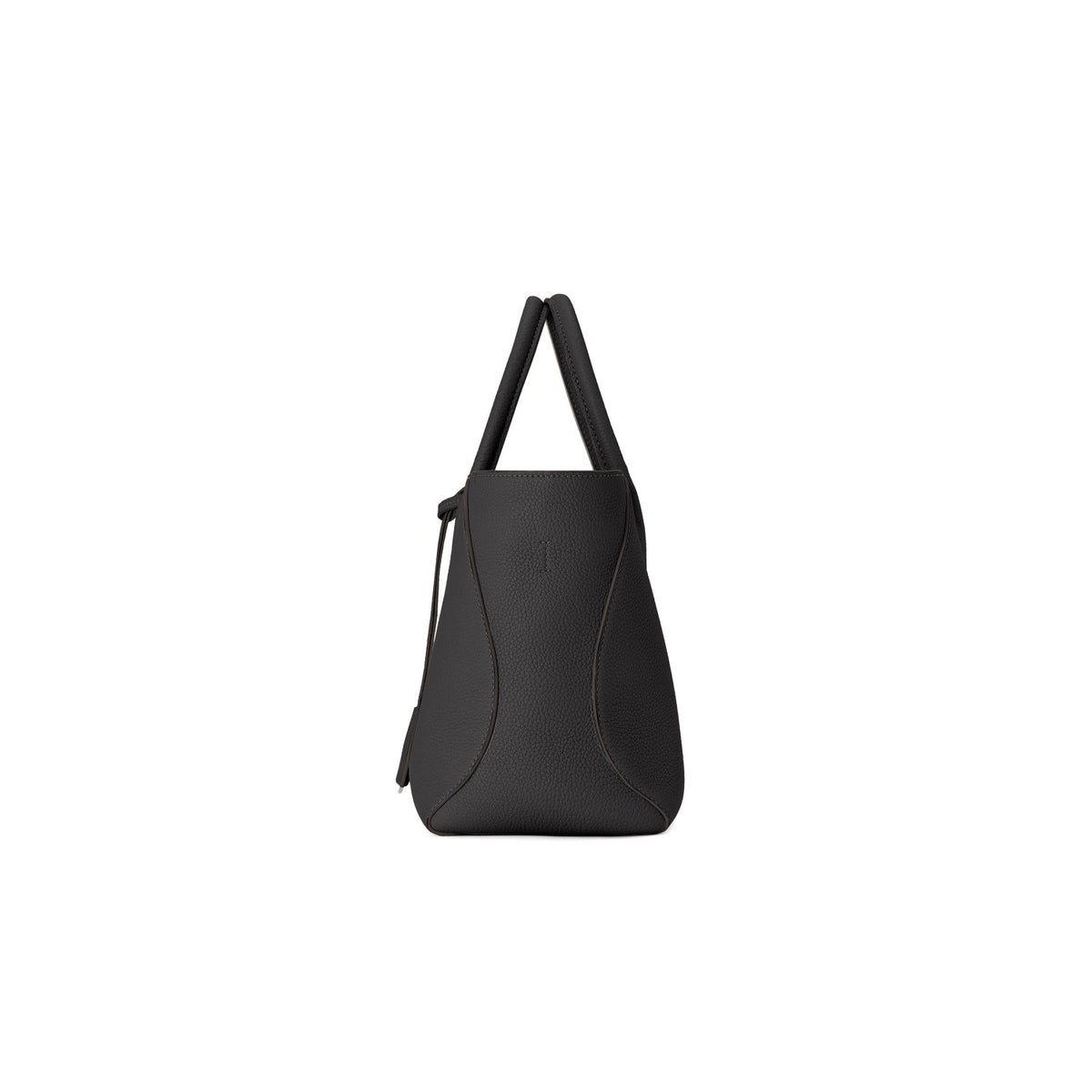 SAVOIA × BONAVENTURA Mia Tote Bag Shrink Leather (Black × Savoia Blue - 27)