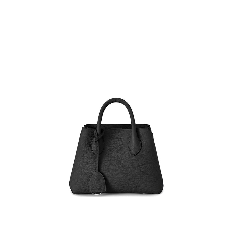 Mia Tote Bag Shrink Leather (22) — Black