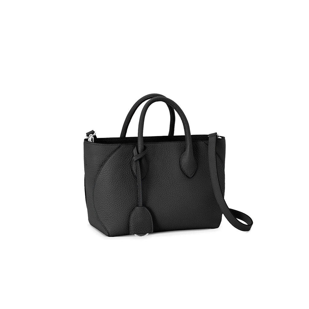 Mia Tote Bag Shrink Leather (Black - 22)