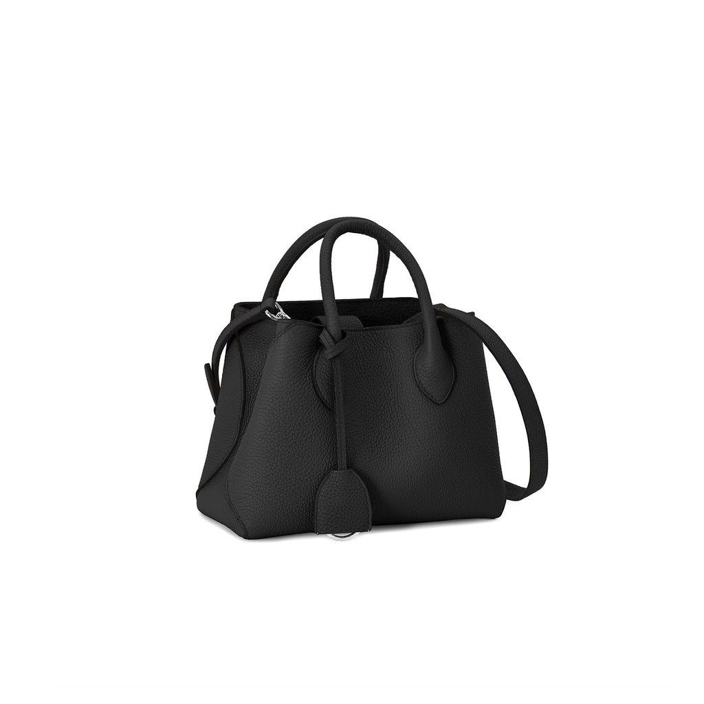 Mia Tote Bag Shrink Leather (Black - 22)