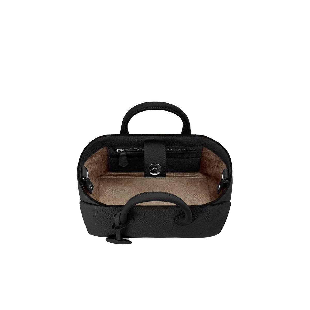 Mia Tote Bag Shrink Leather (Black - 22)