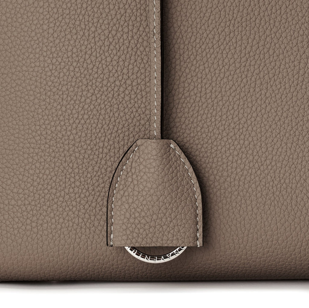 Mia Tote Bag Shrink Leather (Etoupe - 35)
