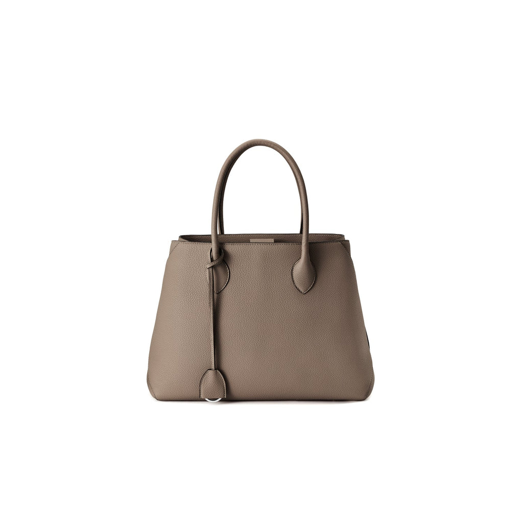 Mia Tote Bag Shrink Leather (Etoupe - 35)