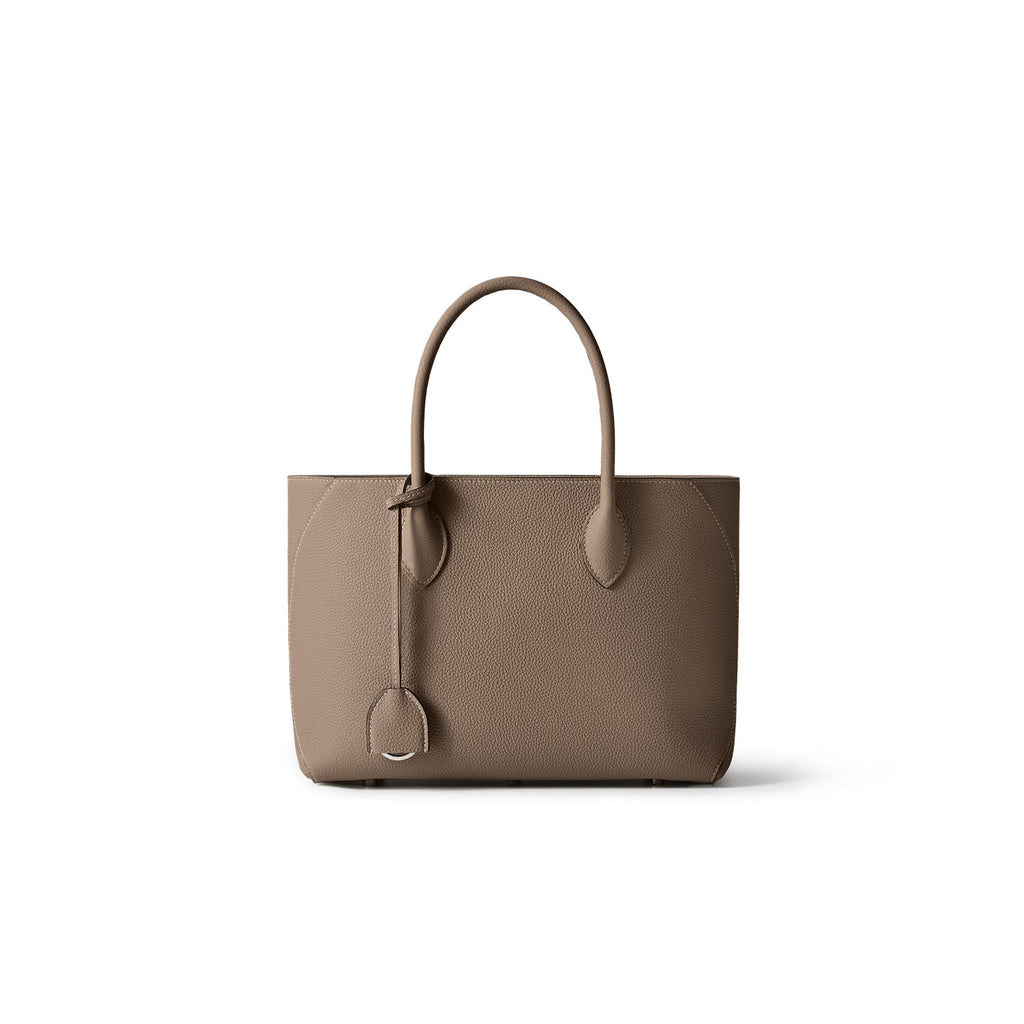 Mia Tote Bag Shrink Leather (Etoupe - 30)