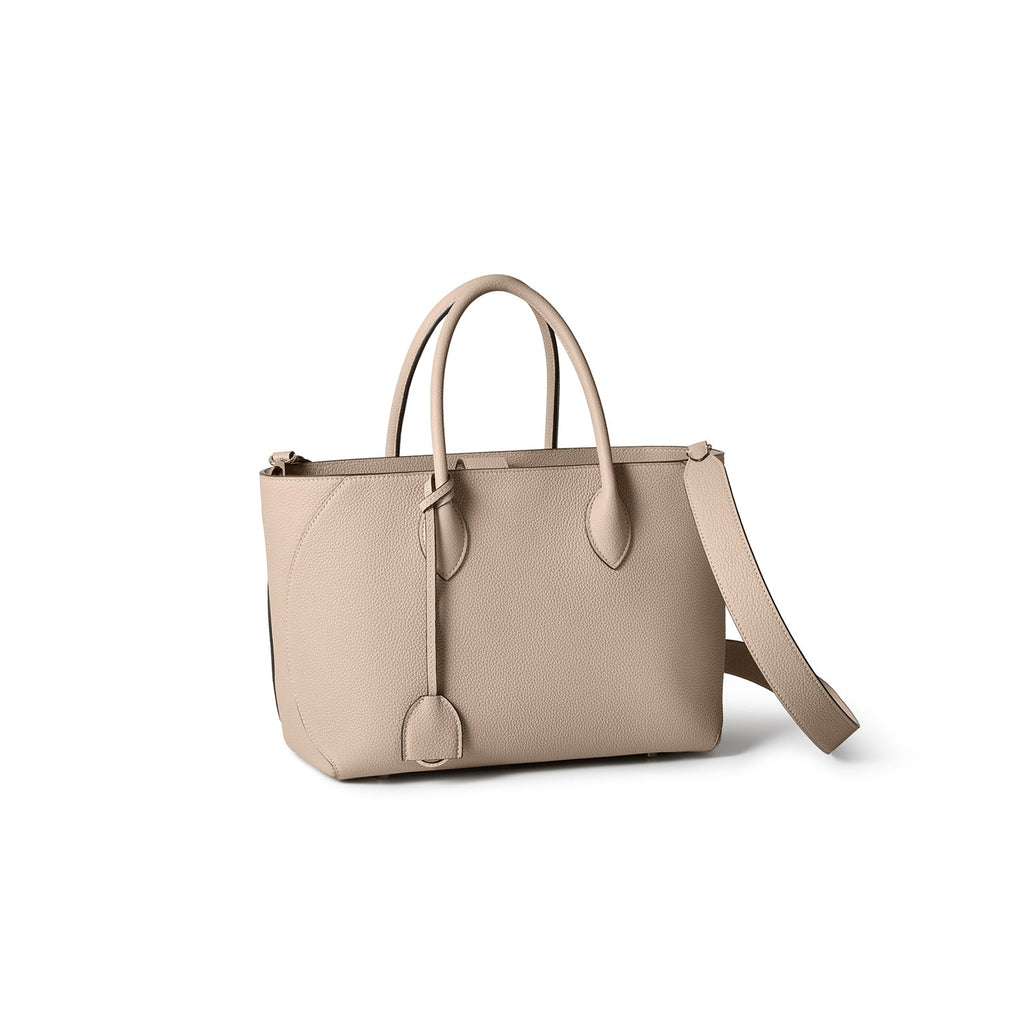 Mia Tote Bag Shrink Leather (Greige - 30)