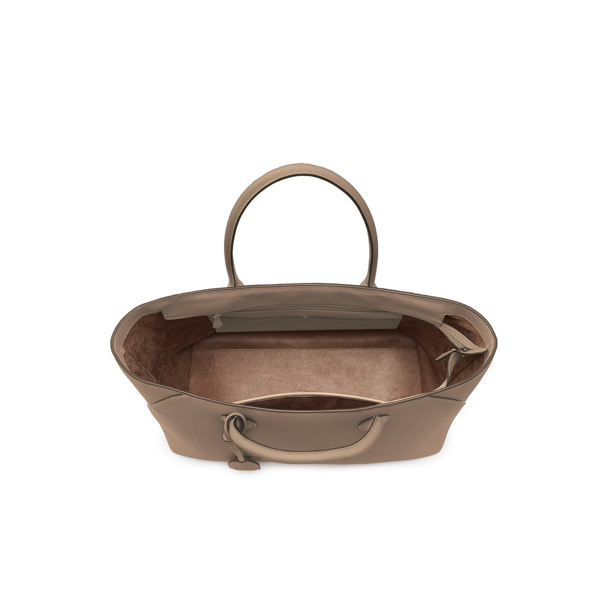 Mia Tote Bag Shrink Leather (Etoupe - 40)