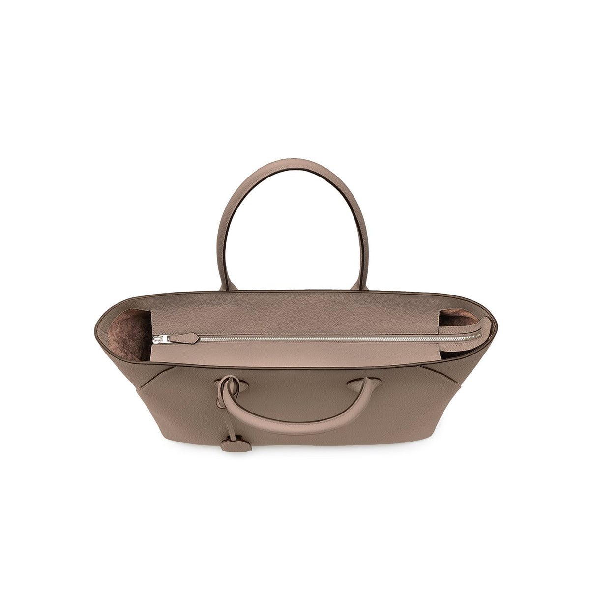 Mia Tote Bag Shrink Leather (Etoupe - 40)