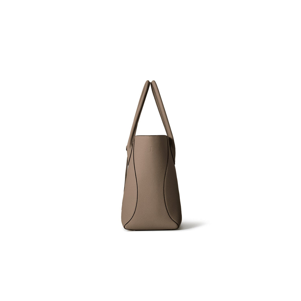 Mia Tote Bag Shrink Leather (Etoupe - 40)