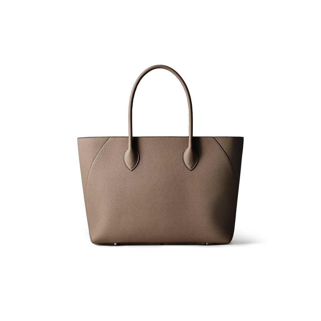 Mia Tote Bag Shrink Leather (Etoupe - 40)