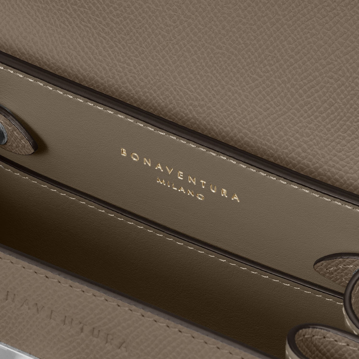Vittoria Top Handle Bag Nobile Leather (Etoupe - Mini)