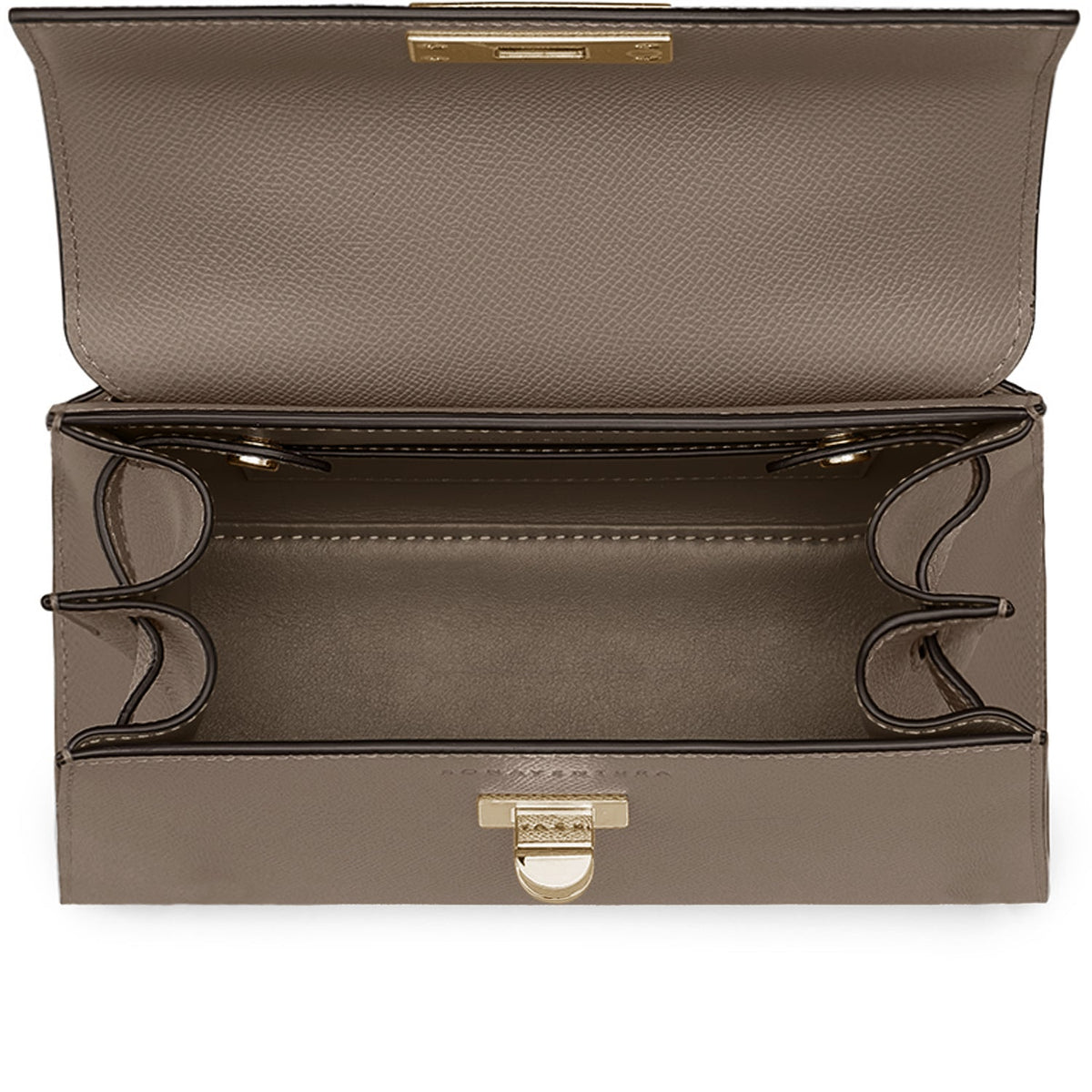 Vittoria Top Handle Bag Nobile Leather (Etoupe - Mini)