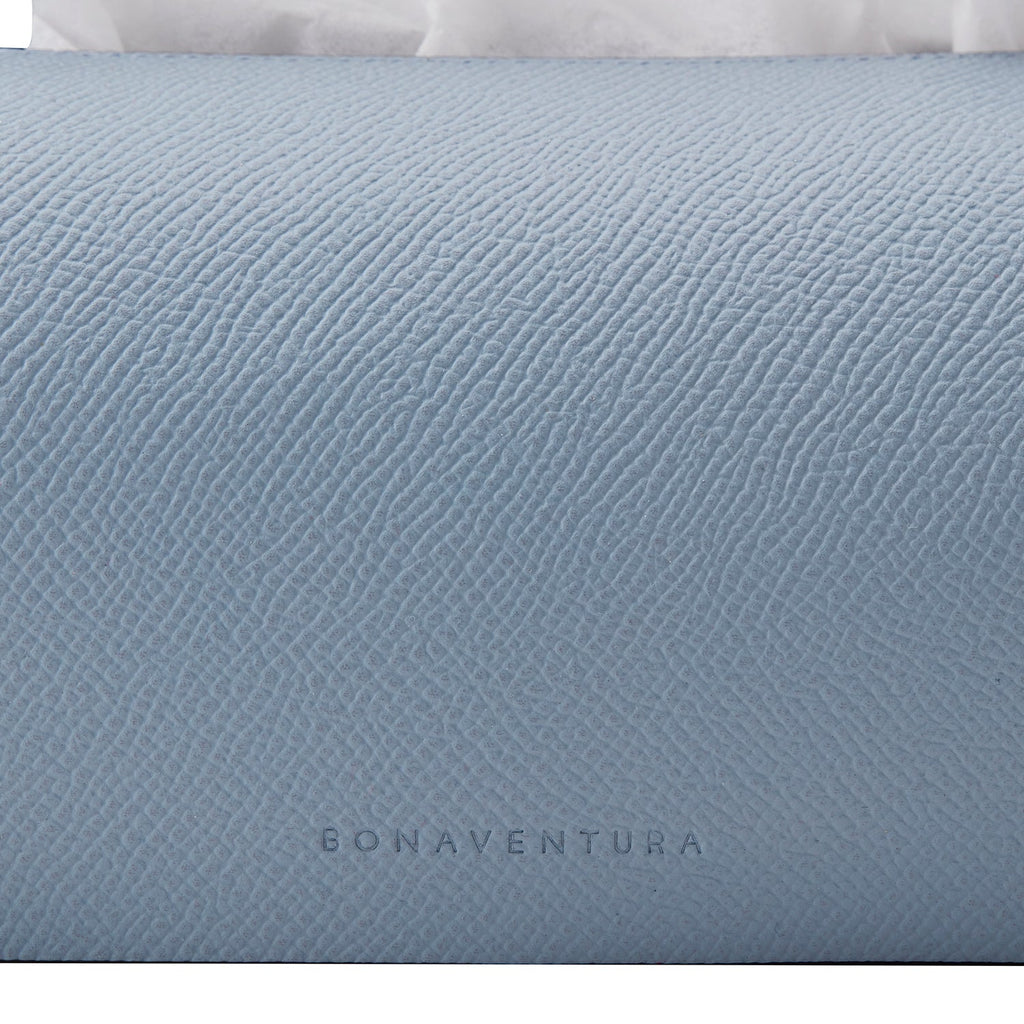 Tissue Box Cover Nobile Leather (Blue Lin - Regular)