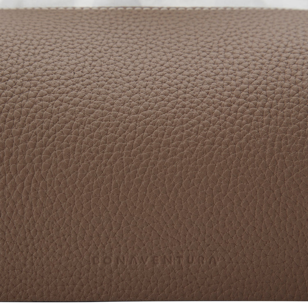 Tissue Box Cover Shrink Leather (Etoupe)