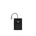 Leather Tag Key Holder Nobile Leather (Black)