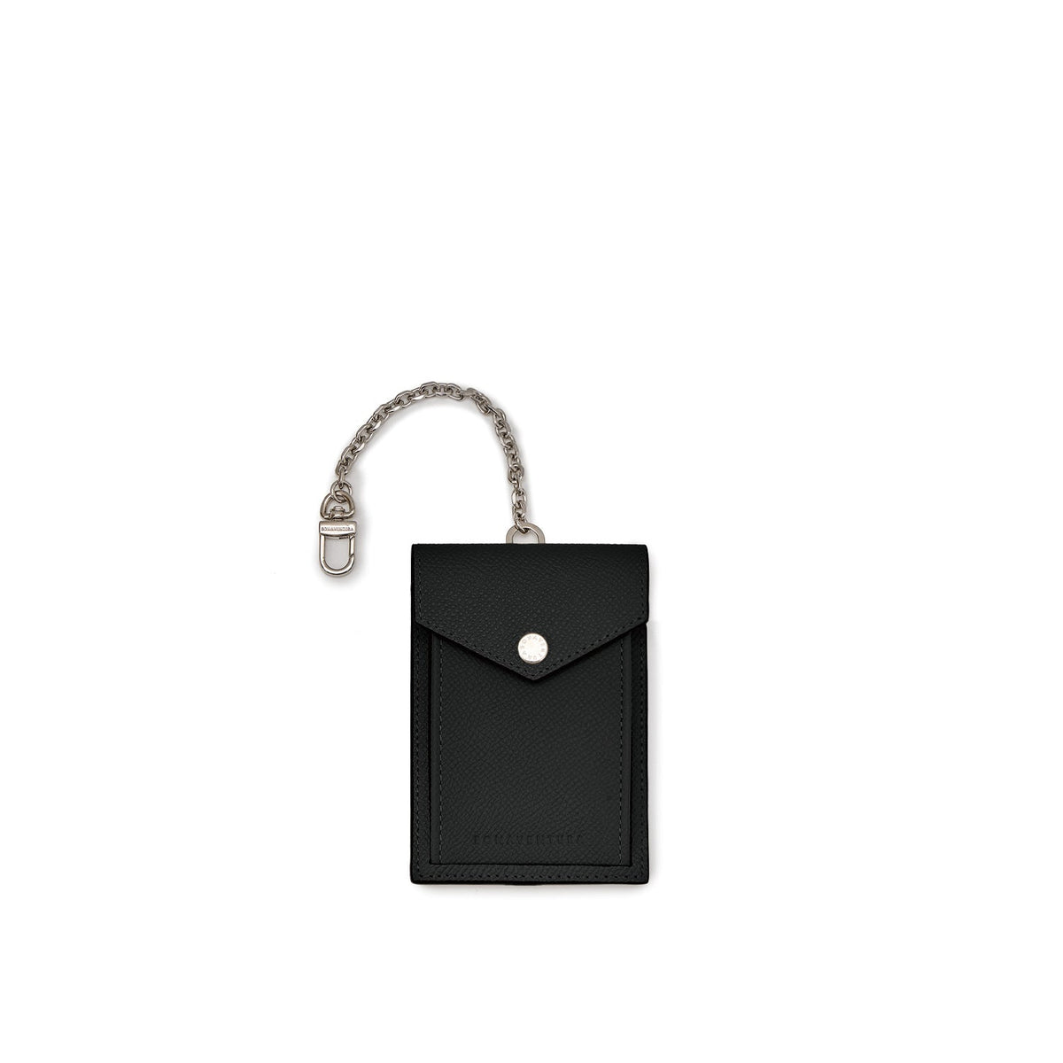 Leather Tag Key Holder Nobile Leather (Black)