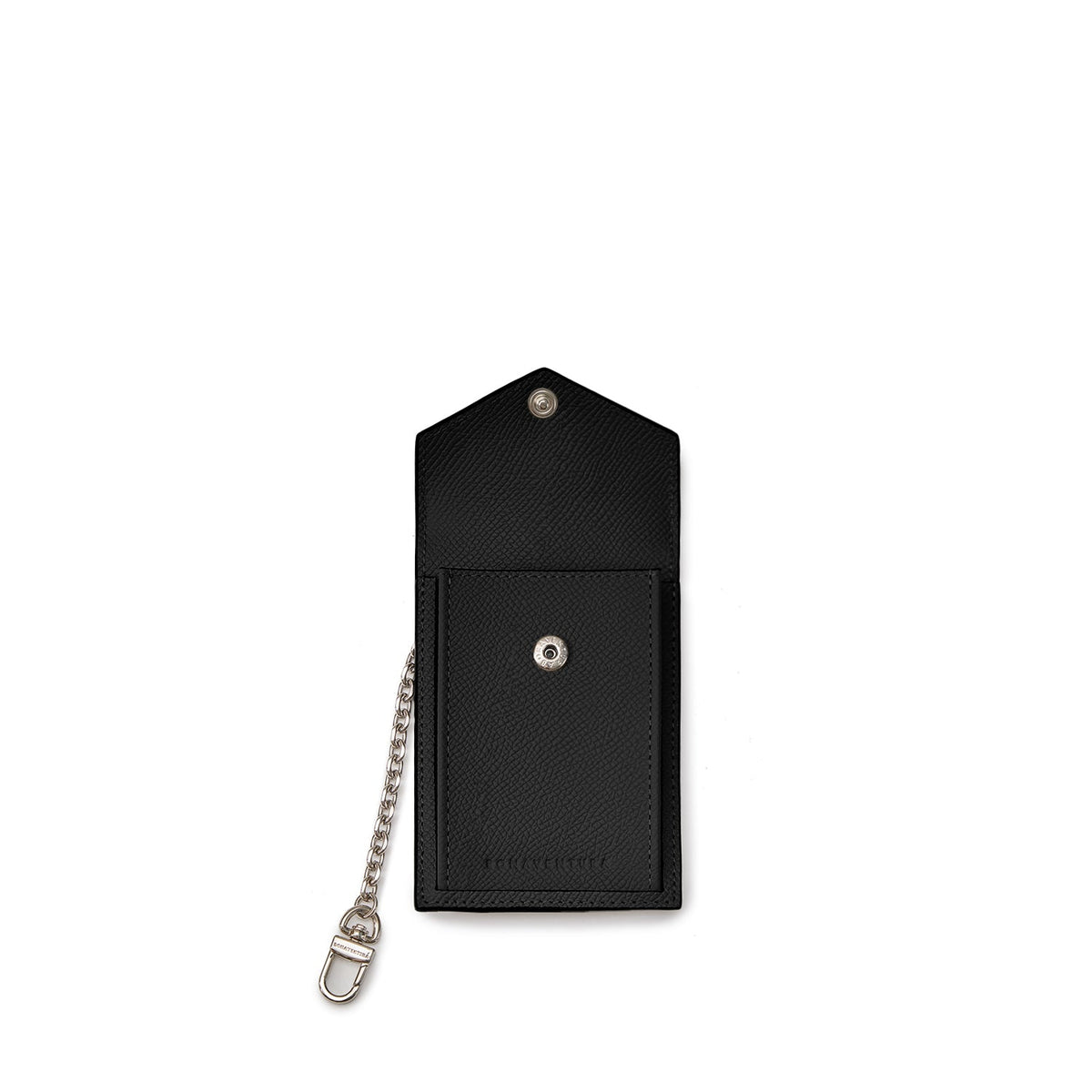 Leather Tag Key Holder Nobile Leather (Black)