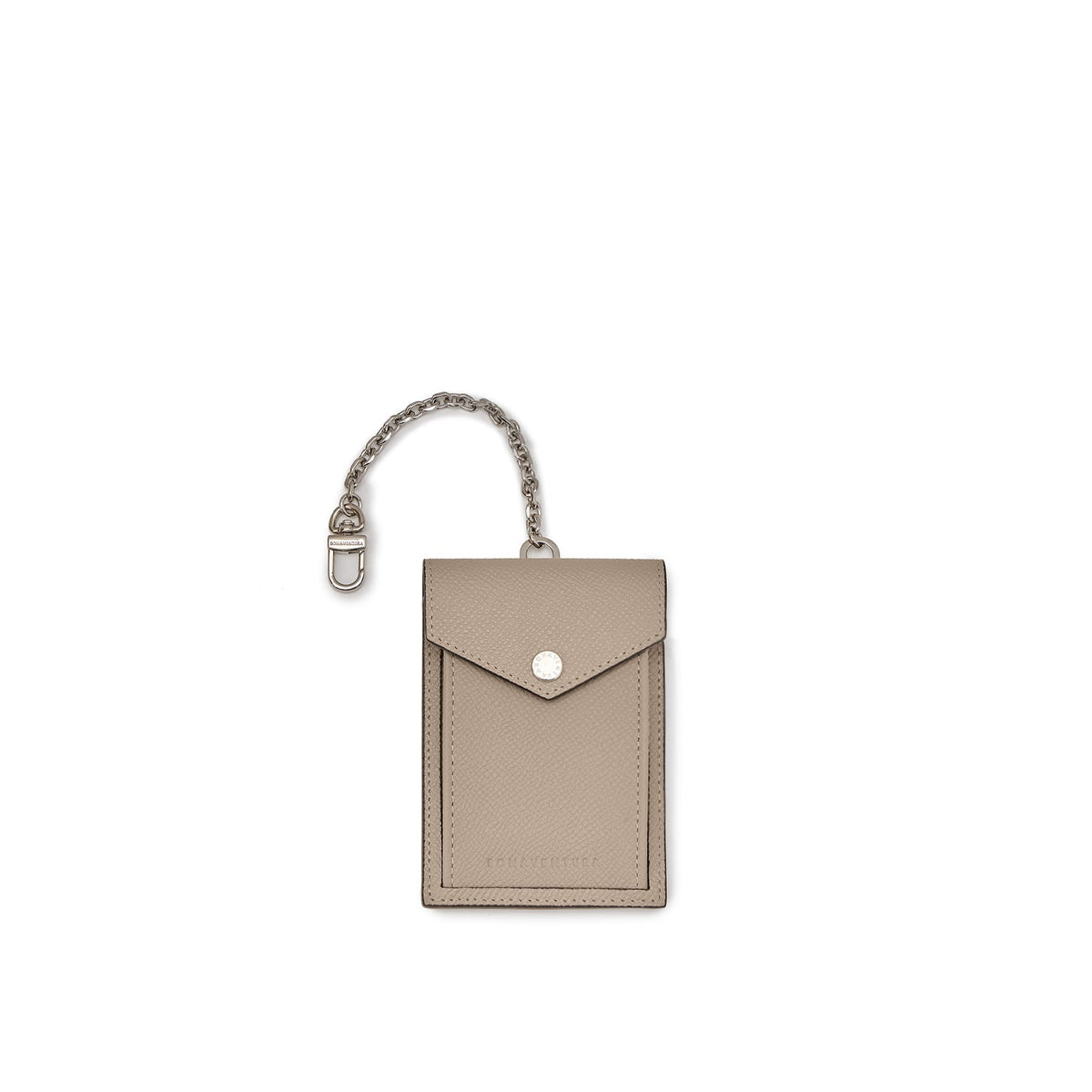 Leather Tag Key Holder Nobile Leather (Greige)