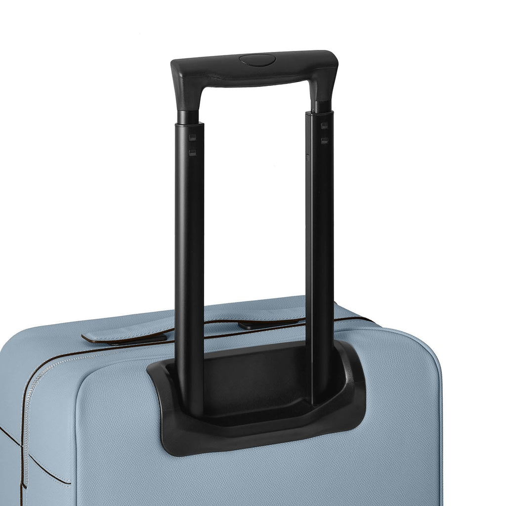 Leather Suitcase Cabin Nobile Leather (Blue Lin)
