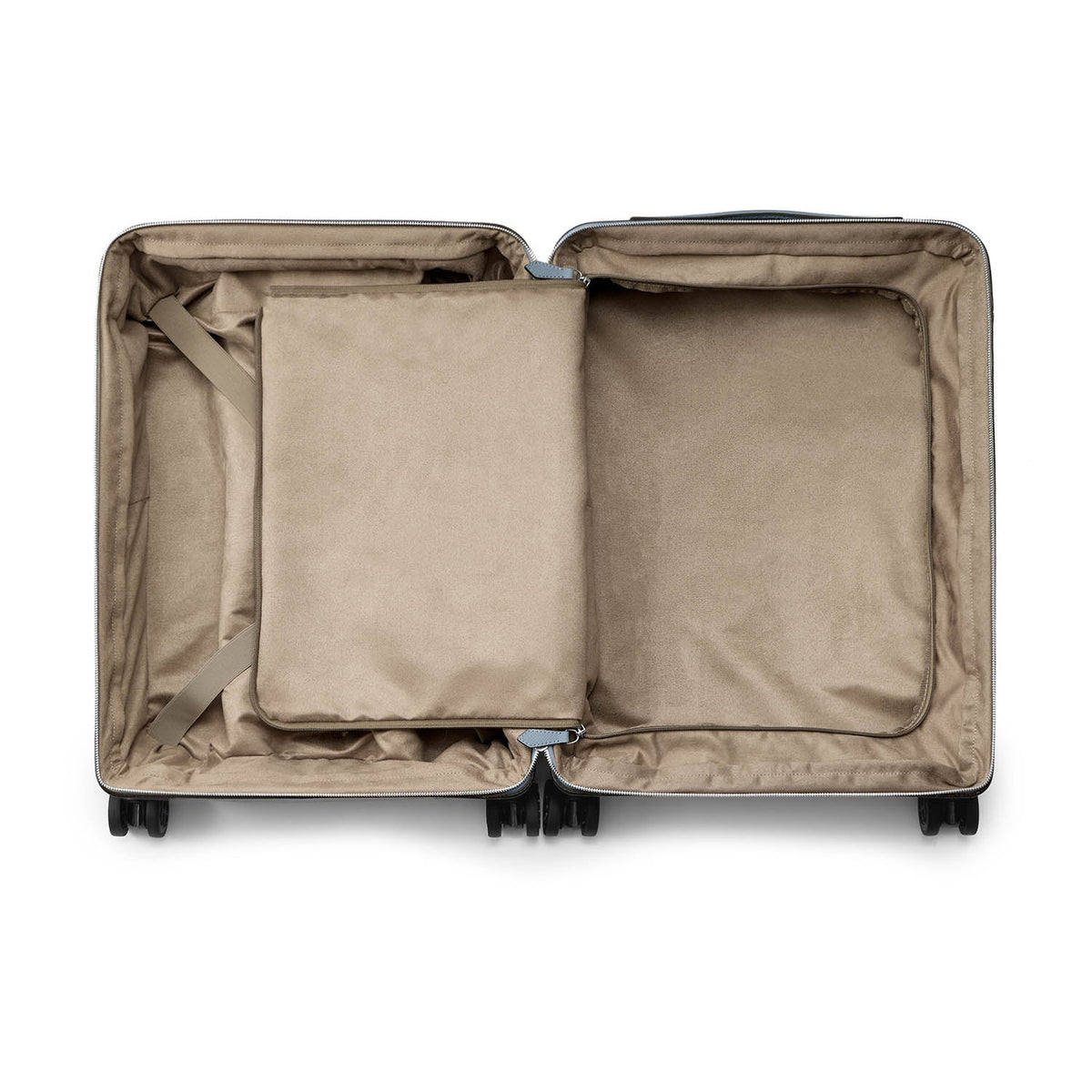 Leather Suitcase Cabin Nobile Leather (Blue Lin)