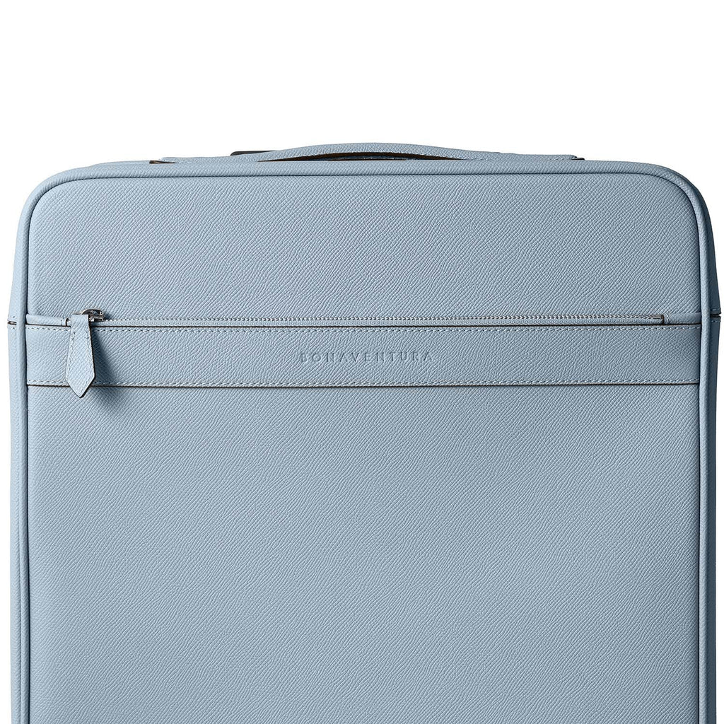 Leather Suitcase Cabin Nobile Leather (Blue Lin)