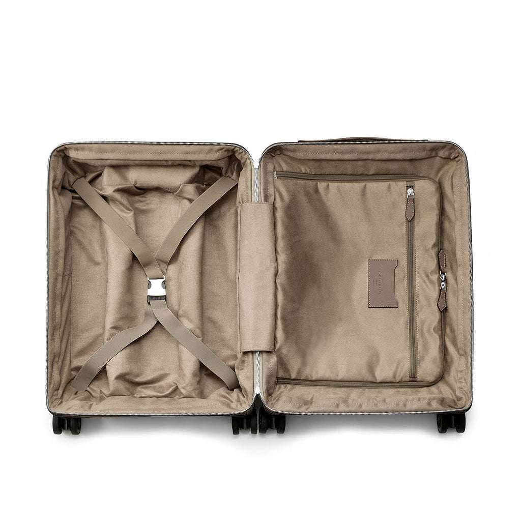 Leather Suitcase Cabin Nobile Leather (Etoupe)