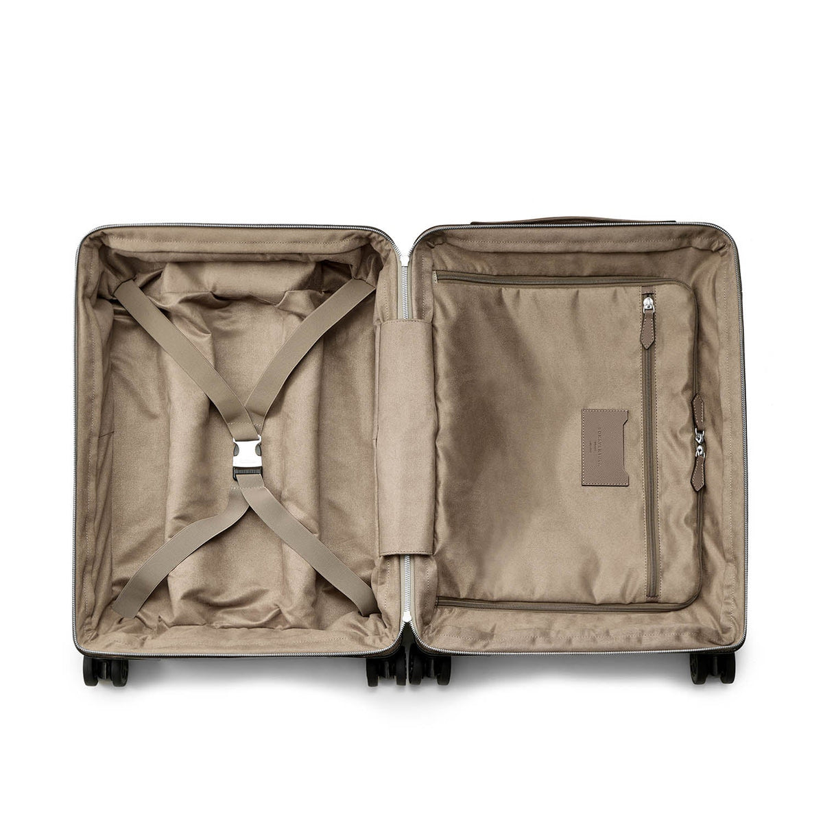 Leather Suitcase Cabin Nobile Leather (Etoupe)