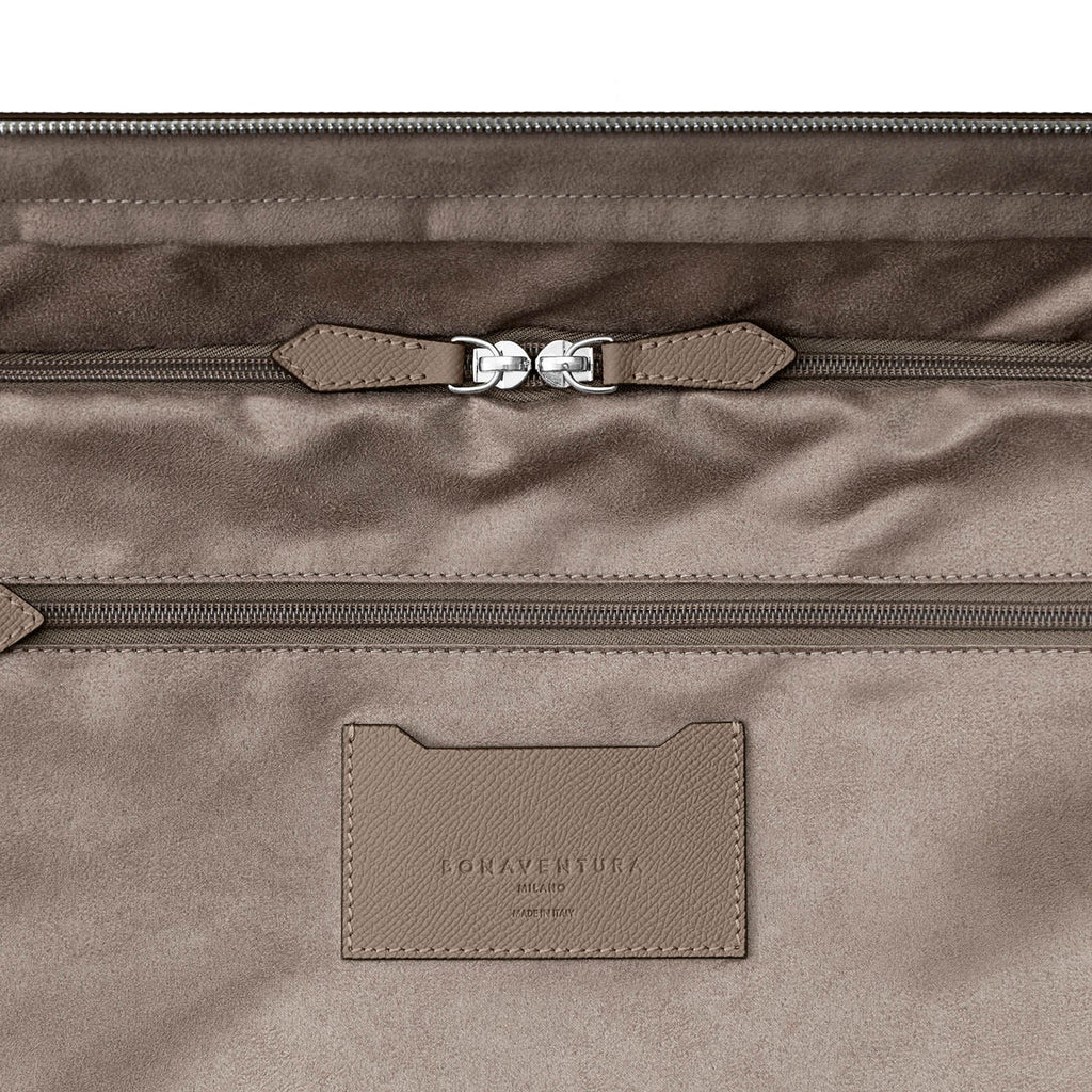Leather Suitcase Cabin Nobile Leather (Etoupe)