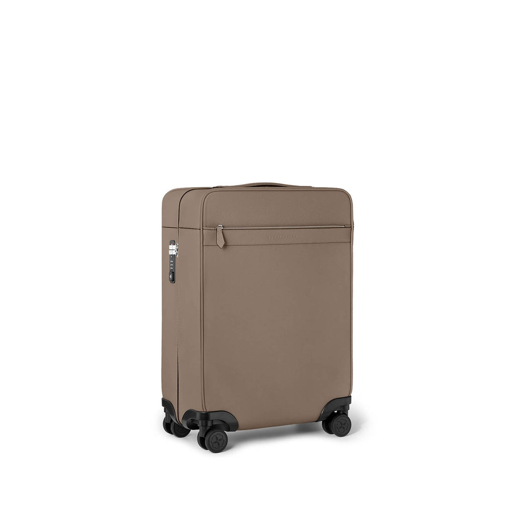 Leather Suitcase Cabin Nobile Leather (Etoupe)
