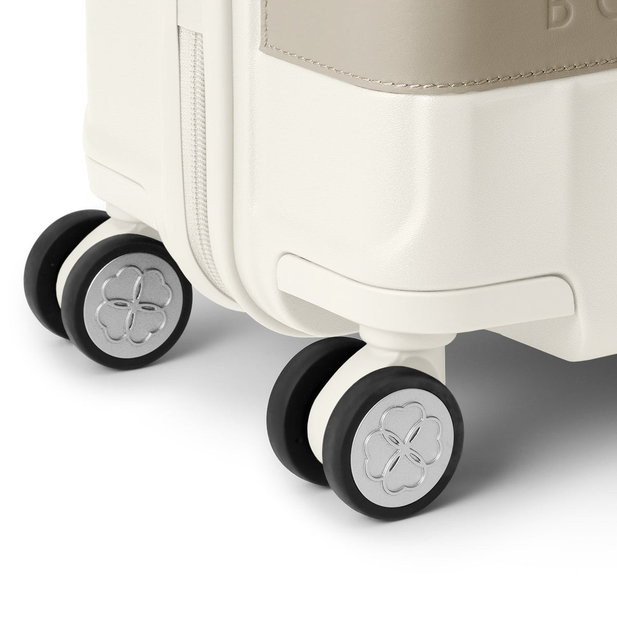 Matt Polycarbonate Suitcase Cabin (Ivory)