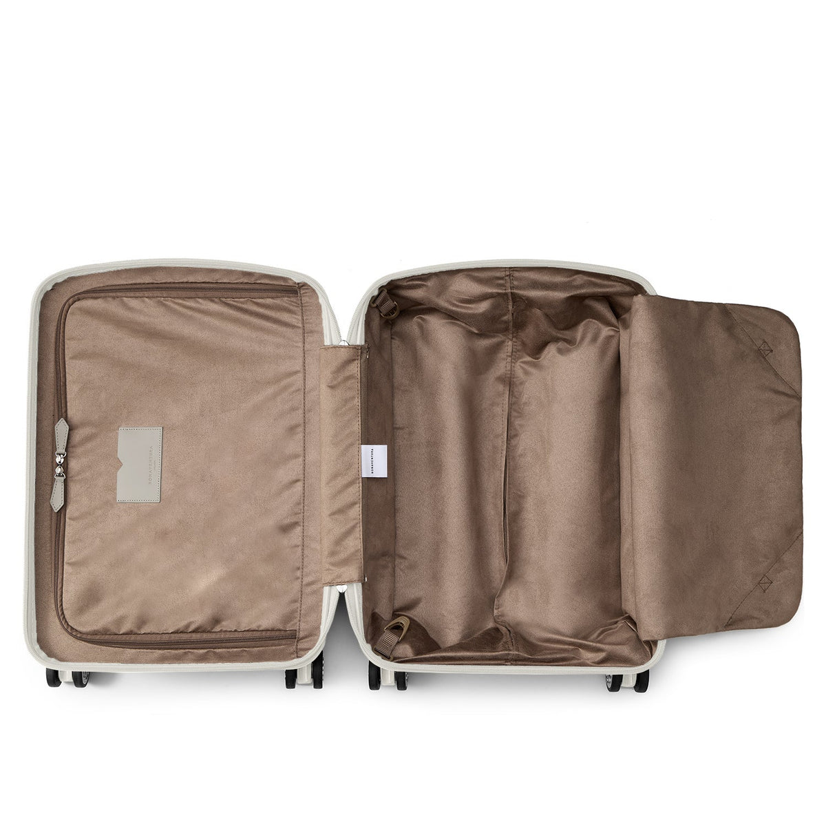 Matt Polycarbonate Suitcase Cabin (Ivory)