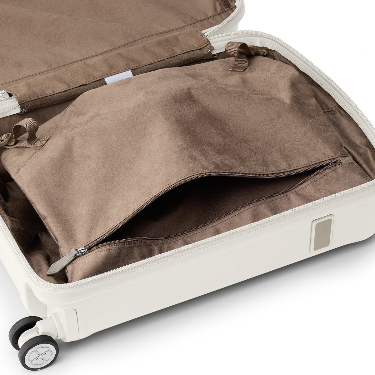 Matt Polycarbonate Suitcase Cabin (Ivory)