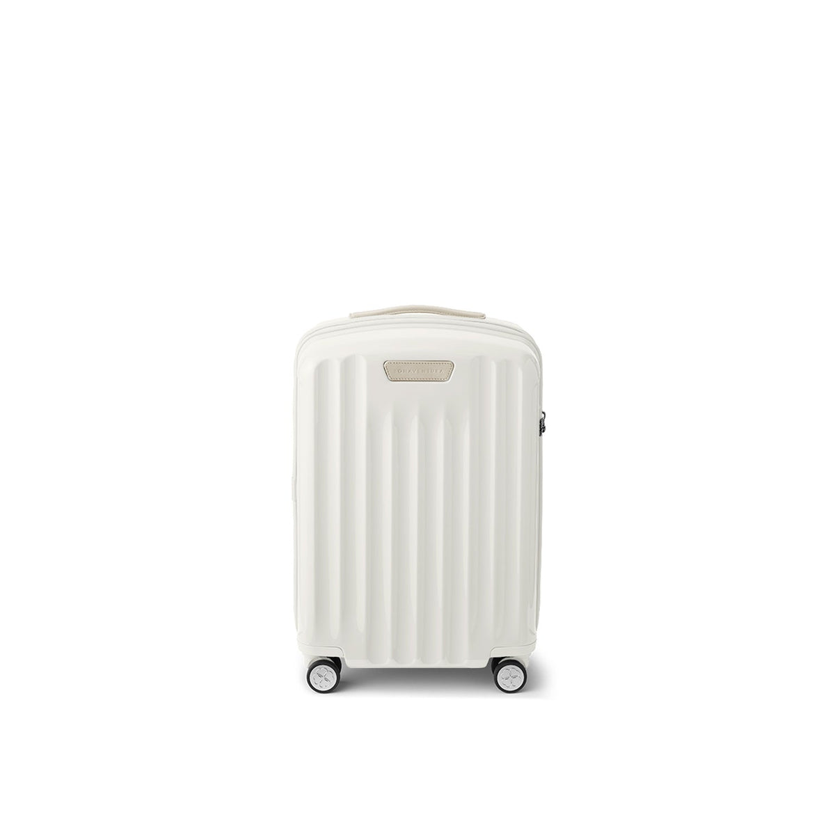Shiny Polycarbonate Suitcase Cabin (Ivory)