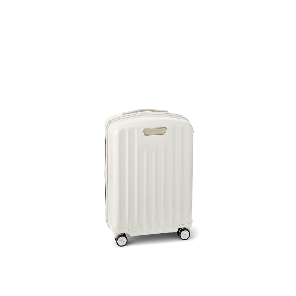 Shiny Polycarbonate Suitcase Cabin (Ivory)
