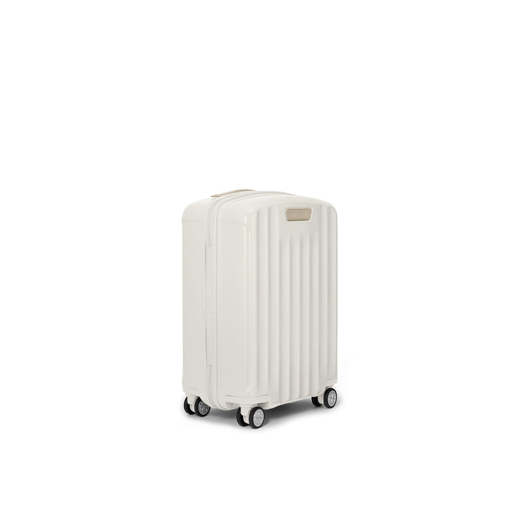 Shiny Polycarbonate Suitcase Cabin (Ivory)