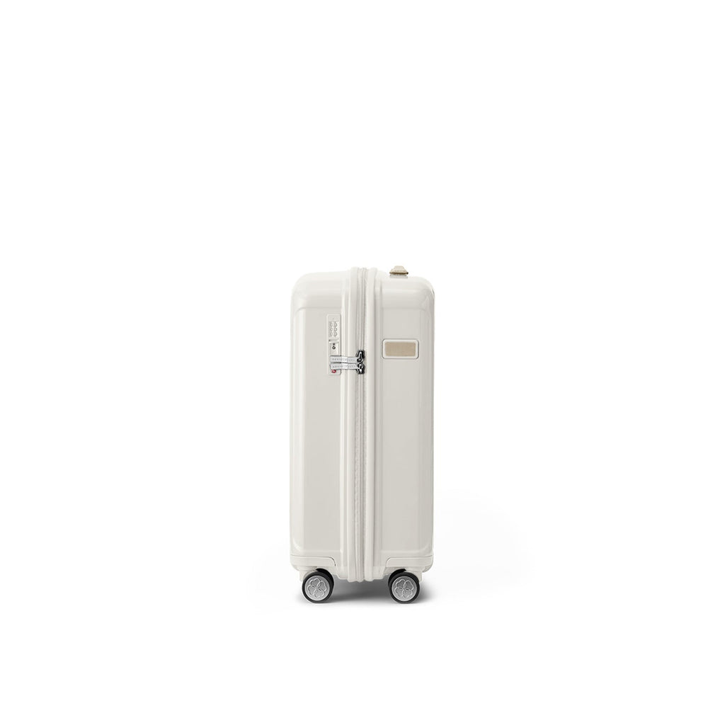 Shiny Polycarbonate Suitcase Cabin (Ivory)