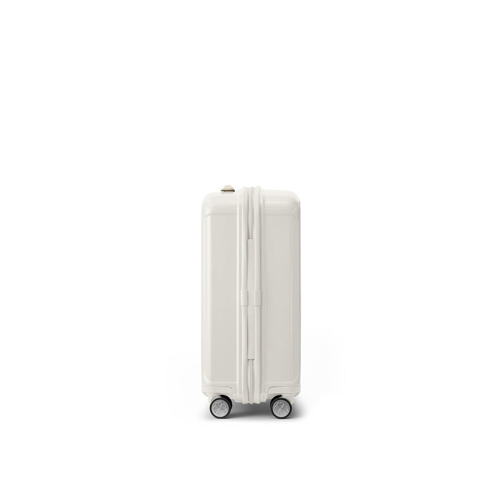 Shiny Polycarbonate Suitcase Cabin (Ivory)