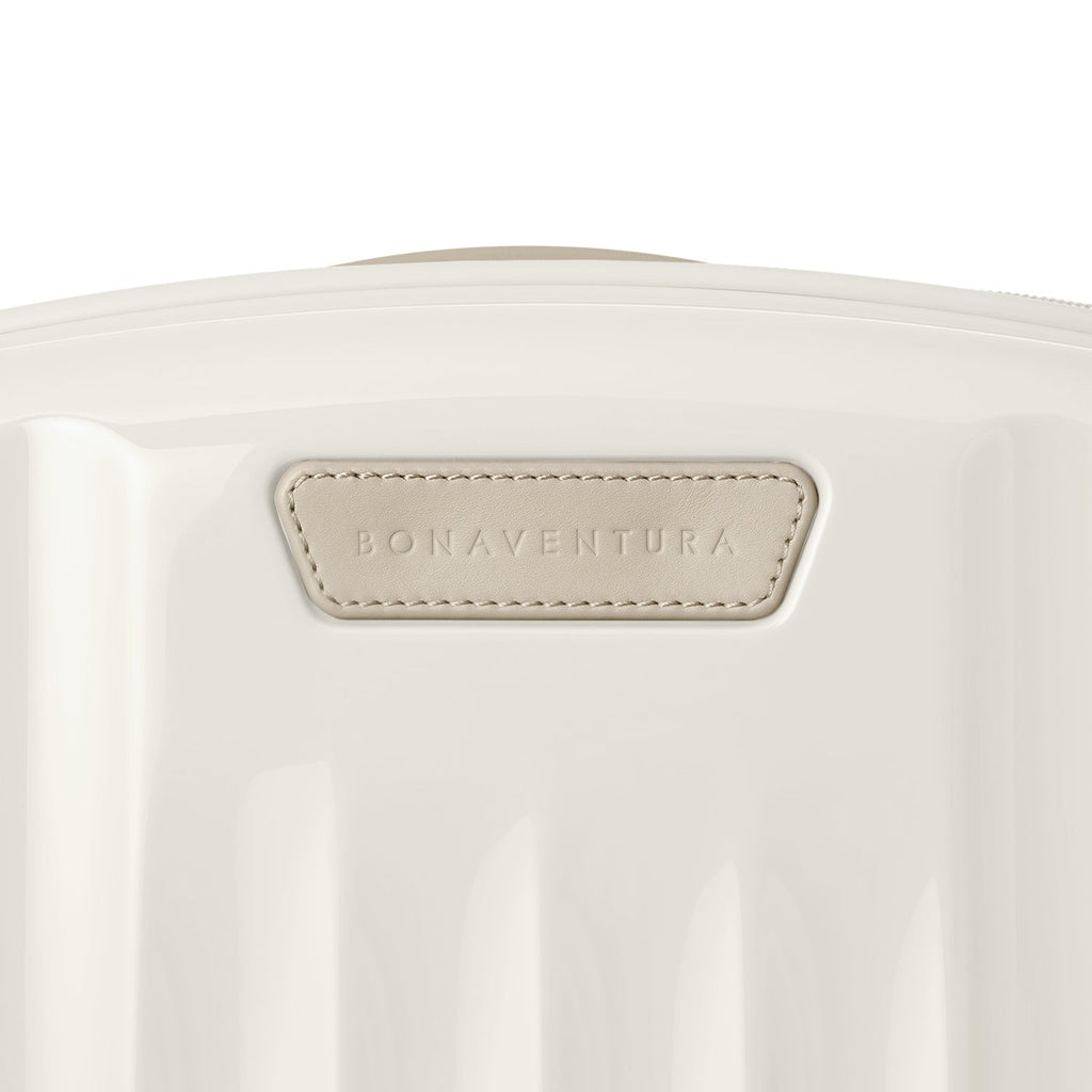 Shiny Polycarbonate Suitcase Cabin (Ivory)