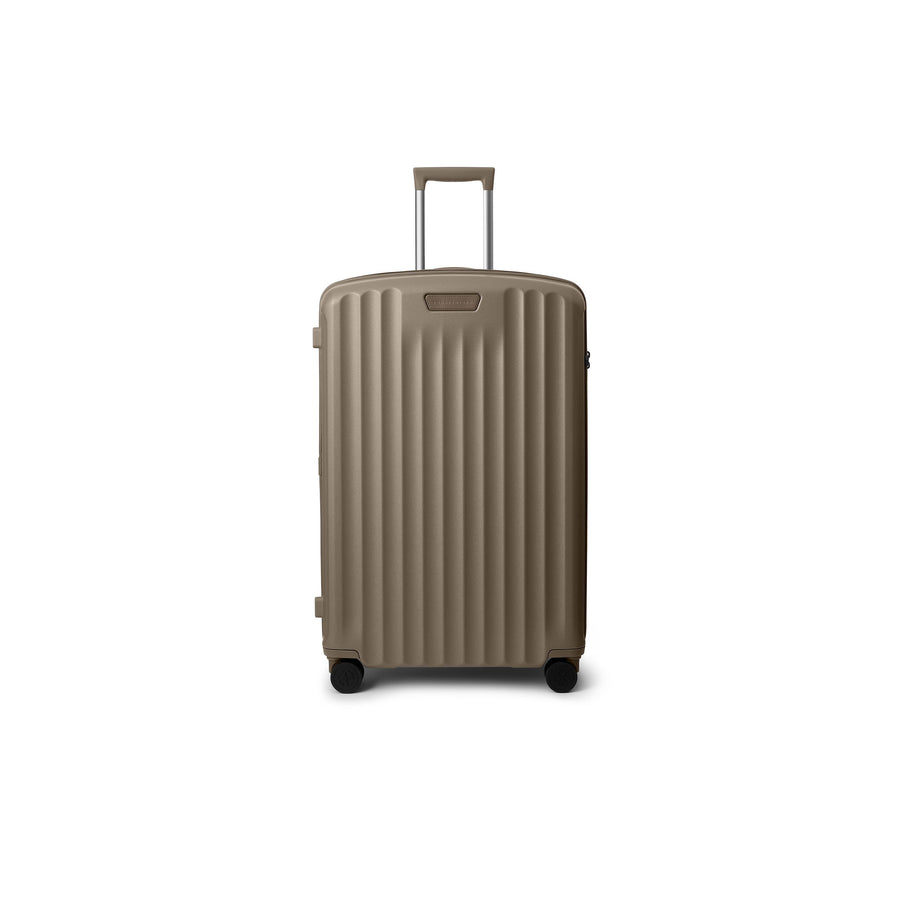 Matt Polycarbonate Suitcase Check-in (Etoupe)
