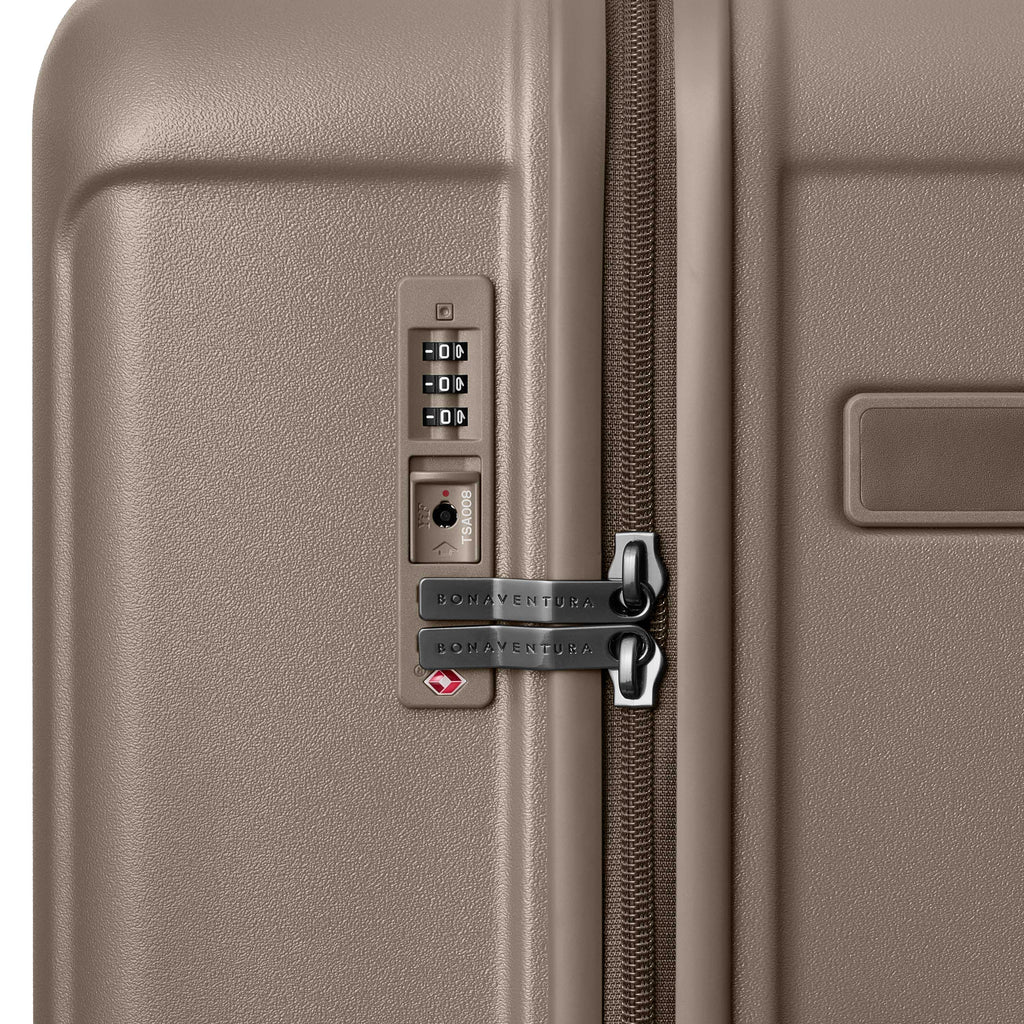 Matt Polycarbonate Suitcase Check-in (Etoupe)
