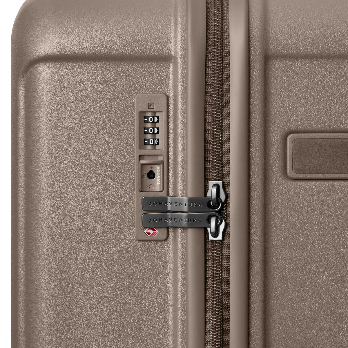 Matt Polycarbonate Suitcase Check-in (Etoupe)